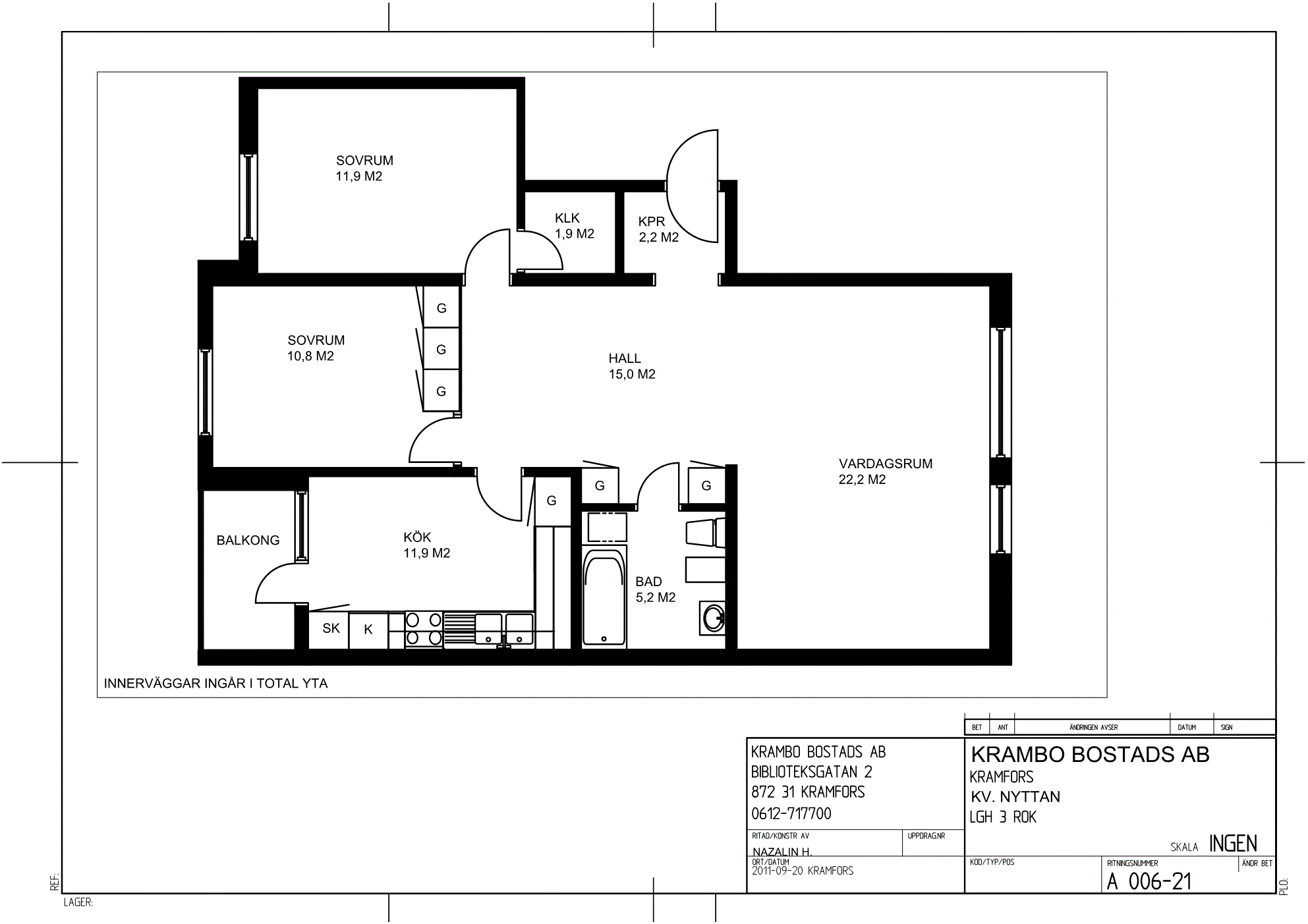 Bruksgatan 6 B, 872 30, KRAMFORS