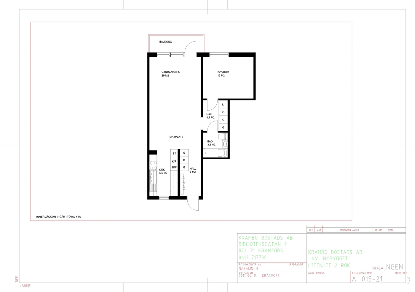 Viktoriagatan 17C, 872 35, KRAMFORS