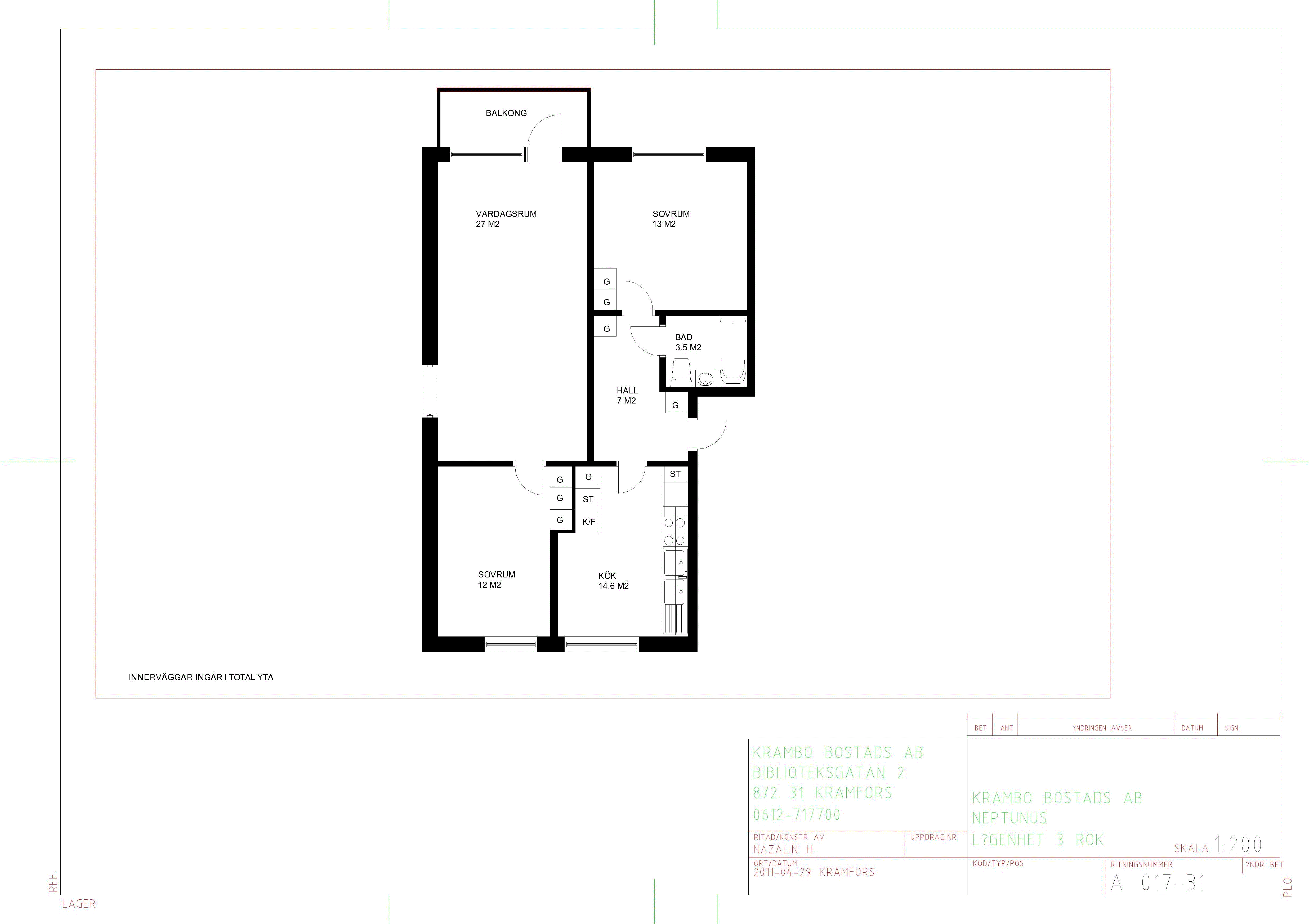 Källgatan 12B, 872 34, KRAMFORS