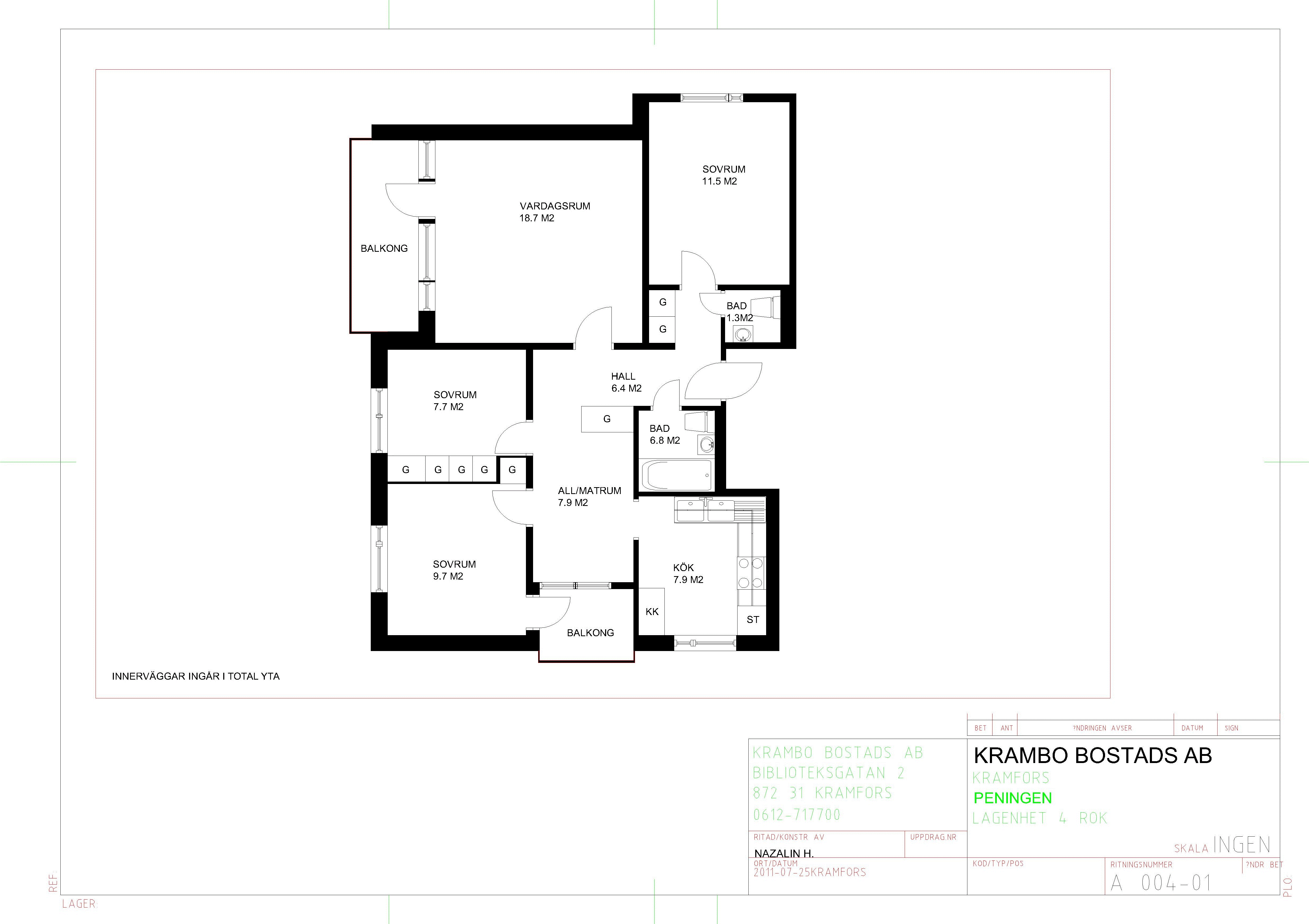 Stationsgatan 9A, 872 30, KRAMFORS