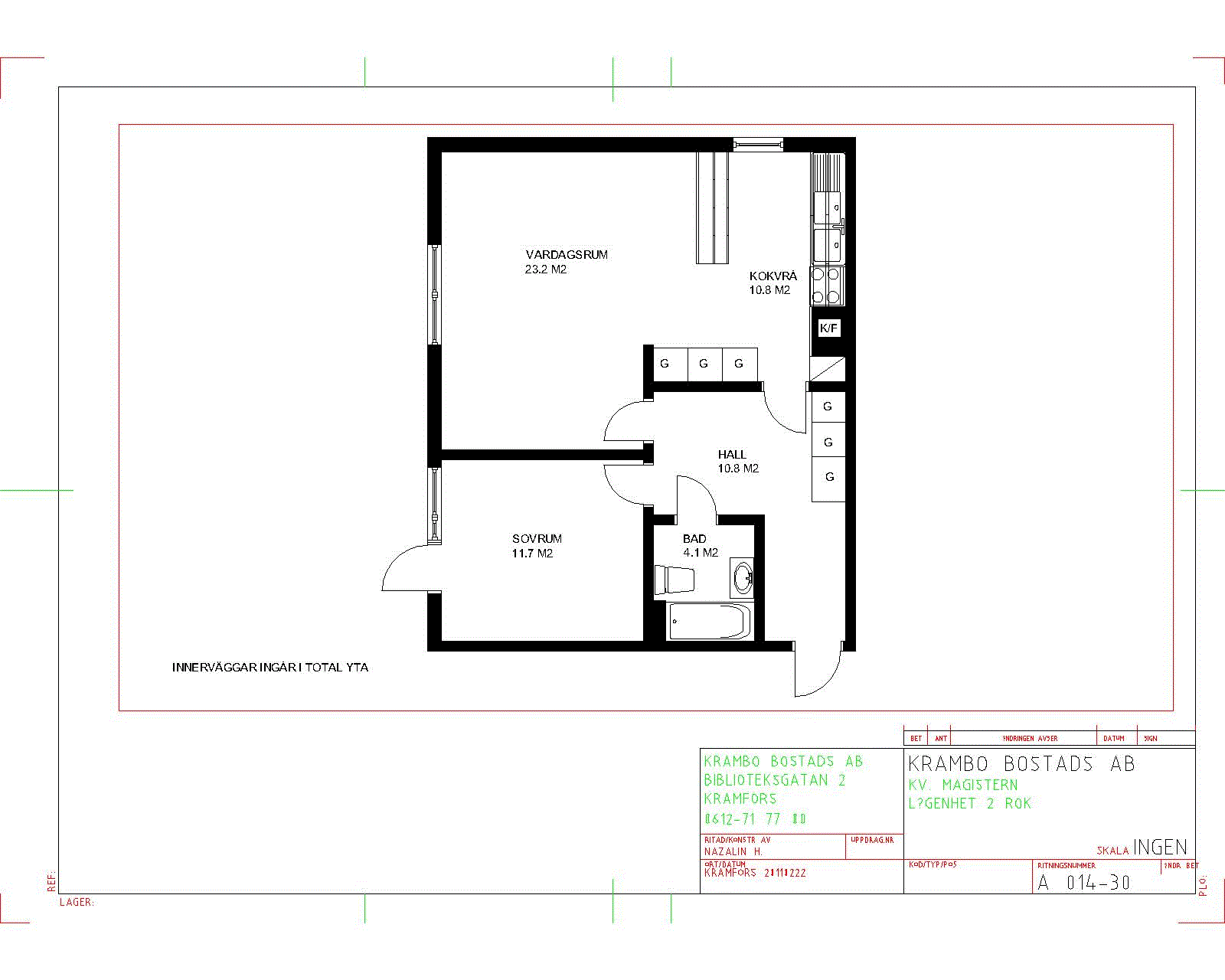 Ringvägen 22B, 872 31, KRAMFORS