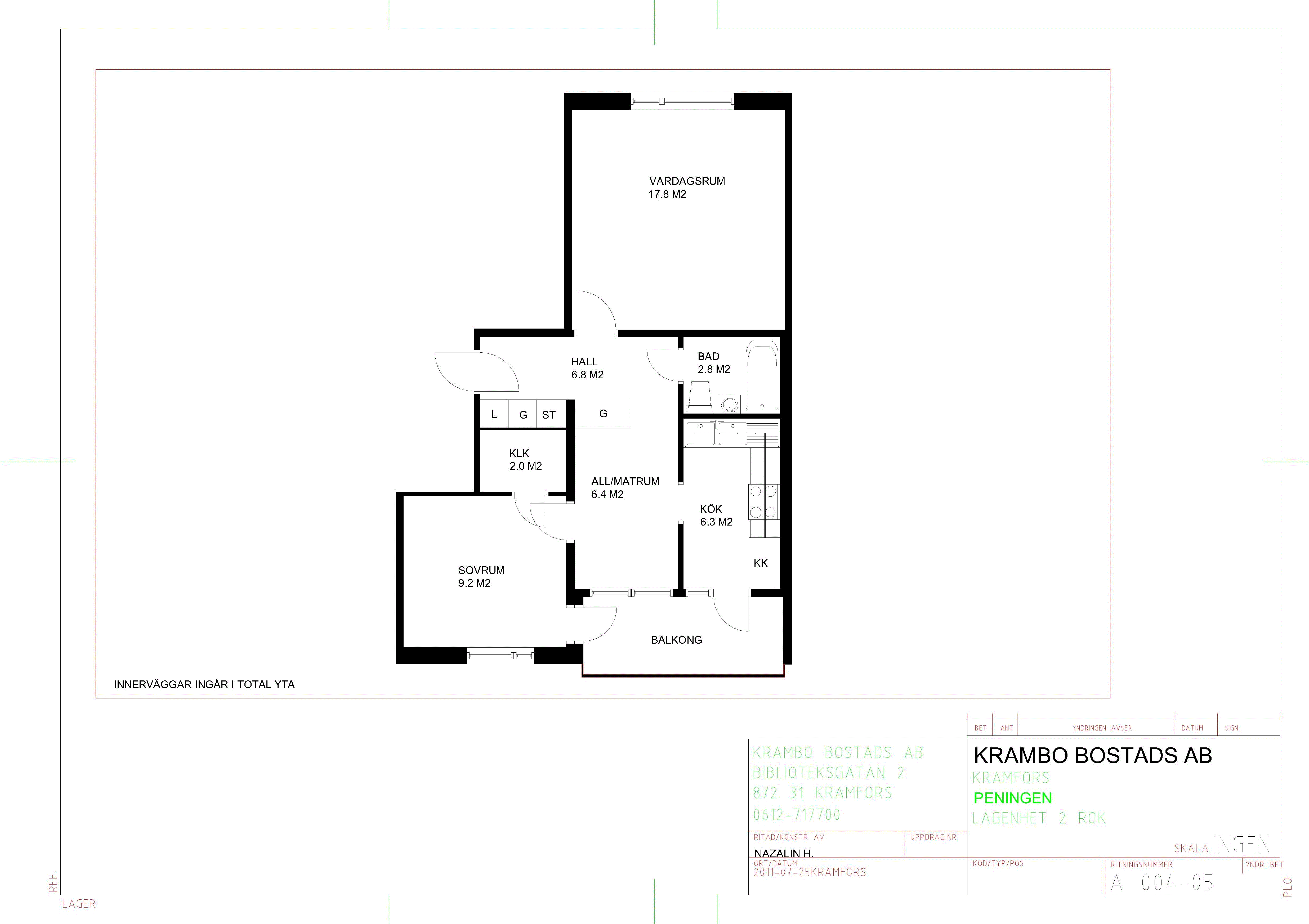 Stationsgatan 9D, 872 30, KRAMFORS
