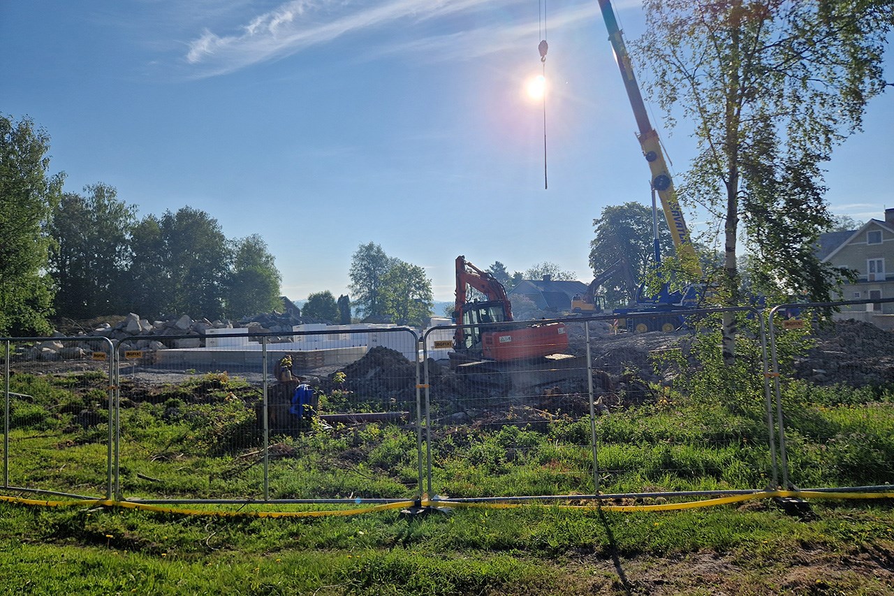 Byggasrbetsplatsen Limsta förskola