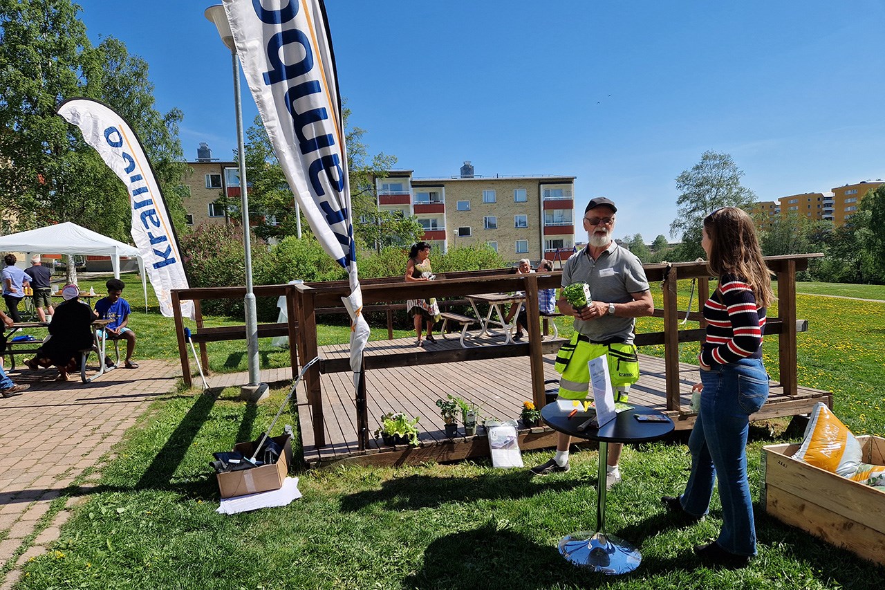 Krambo träffar hyresgäster på Hällgumsgatan